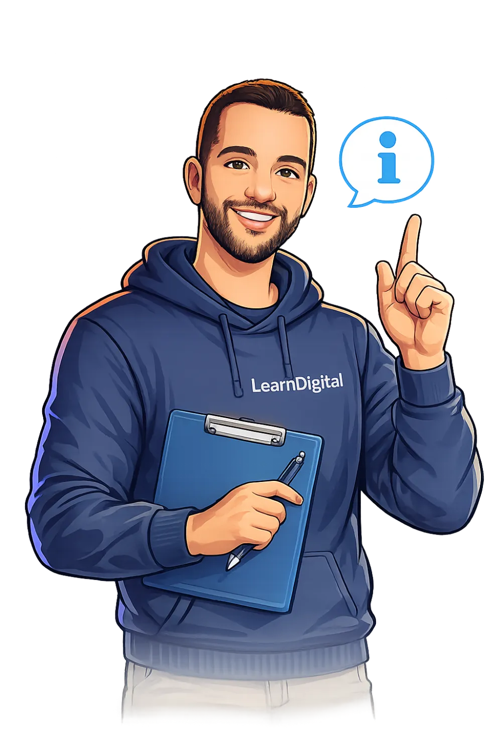 Learn Digital avatar portrait